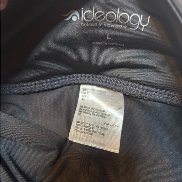 Ideology Black Tiered Athletic Mini Skirt - Picture 4 of 8